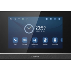 Wideodomofon 7cali 2-Wires M60/V52B z czytnikiem